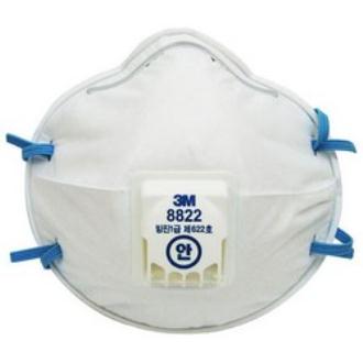 3M 8822 Valved Respirator Dust Mask P2