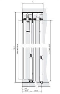 Junior Sliding Double Track 4.2m