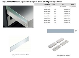 TITUS DWD Frosted Glass Side 8mm