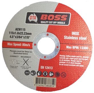 DTA BOSS Abrasive Cut-off Wheel