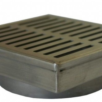 Floor Waste Drain-Square S/Steel