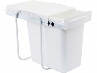 KIMBERLEY Single Slide Out Waste Bin 44L B/Mount