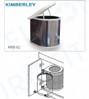 KIMBERLEY 10L S/Steel Waste Bin