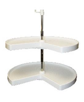 KIMBERLEY Plastic 3/4 Lazy Susan